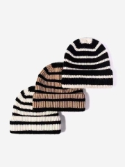 Striped knitted hat
