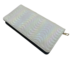 Quilted Iridescent Wallet