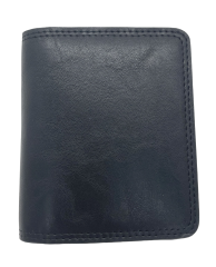 Black Men's PU Billfold