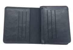 Black Men's PU Billfold