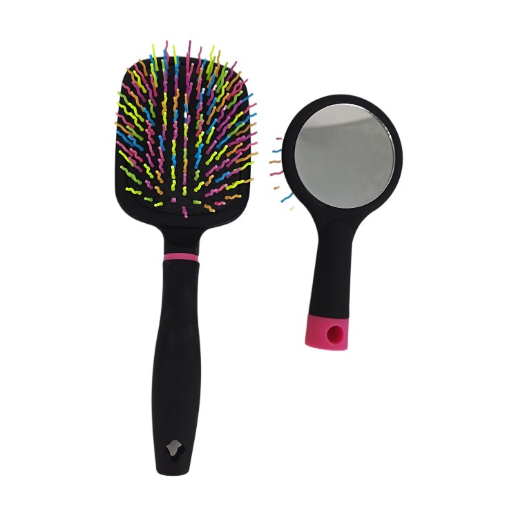 Plastic Hair Comb with mirror