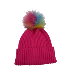 Kid's Embroidered knitted hat