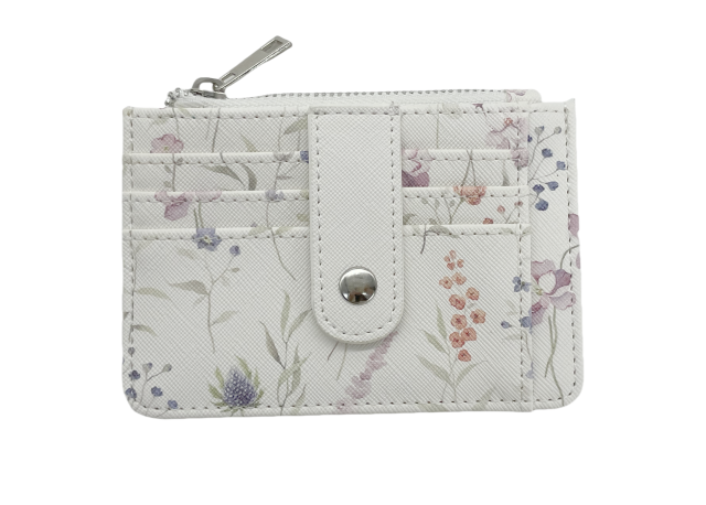 Cross-grained Patterned Card Holder