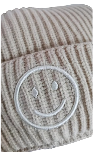 Kid's Embroidered knitted hat