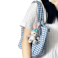 Checkerboard Canvas Bag