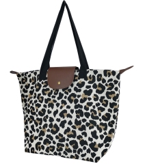 Leopard Print Canvas Bag