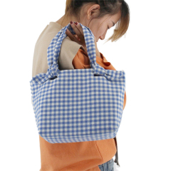 Checkerboard Canvas Bag