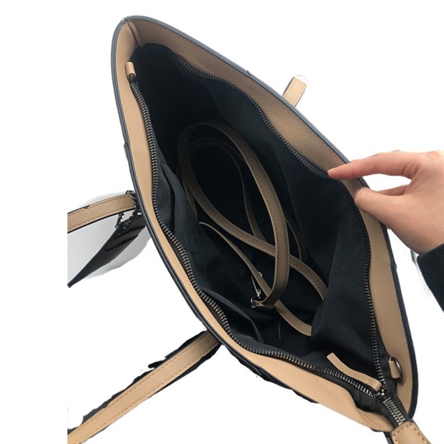 Tote Bag With Attached Card Holder