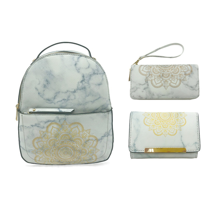Embossed PU Backpack