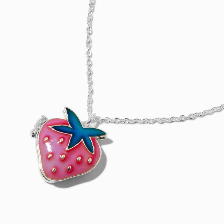 Strawberry Necklace For Kids