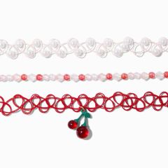 3-Pack  Cherry Chokers For Kids