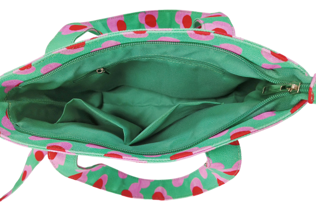 Medium-sized  Printed Canvas Bag