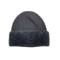 Knitted Fur beanie