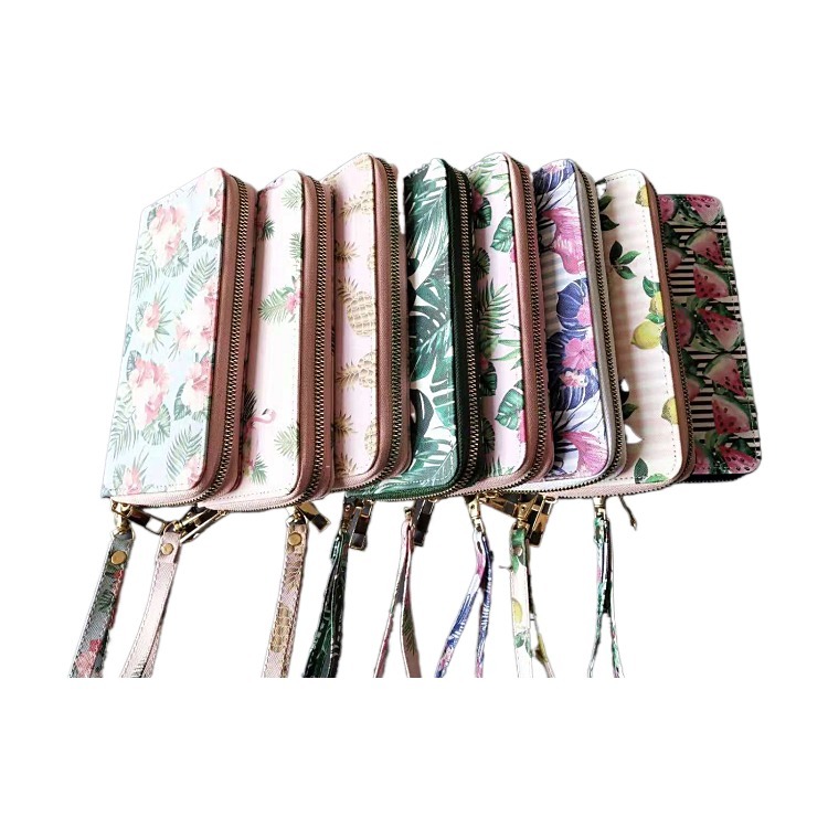 Printed Vintage Long Wallet