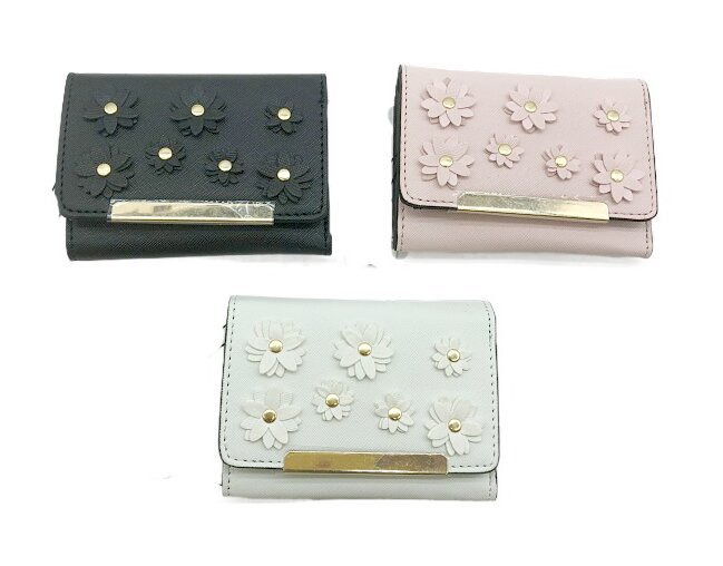 3D Floral Wallet