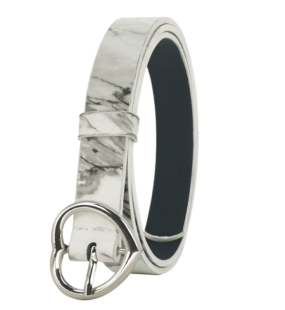 Lady & Girl Fashionable belt with marble print