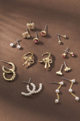 10-Pack Mixed Earrings