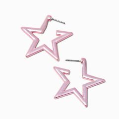 Star Hoop Earrings