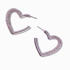Heart Hoop Earrings
