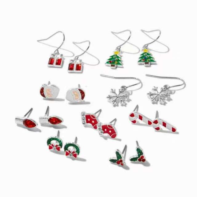 9-Pack Assorted Earrings