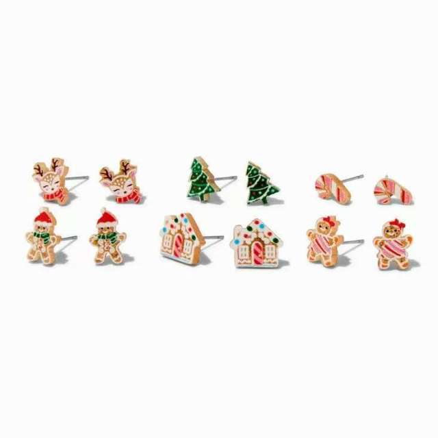 3-Pack Christmas Earrings