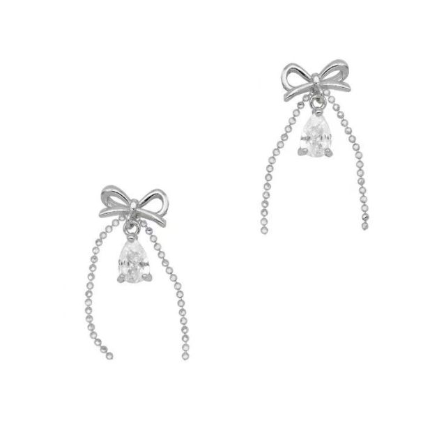 Bow&Crystal Earrings