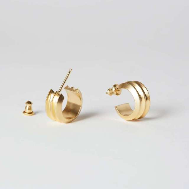 Gold Hoop Earrings