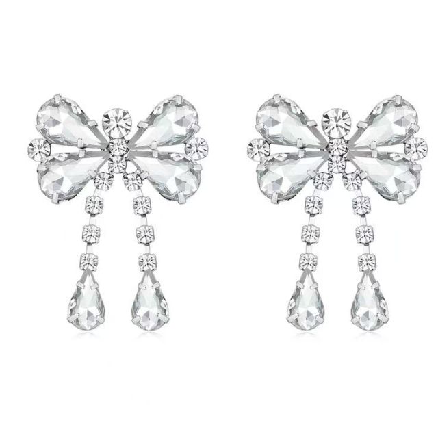 Bow&Crystal Earrings