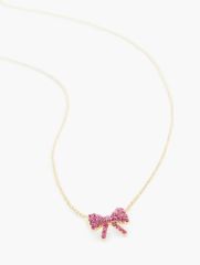 Necklace With Bow Pendant