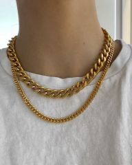 Two-Row Chunky Necklace