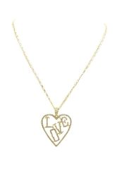 Necklace With Heart Pendant