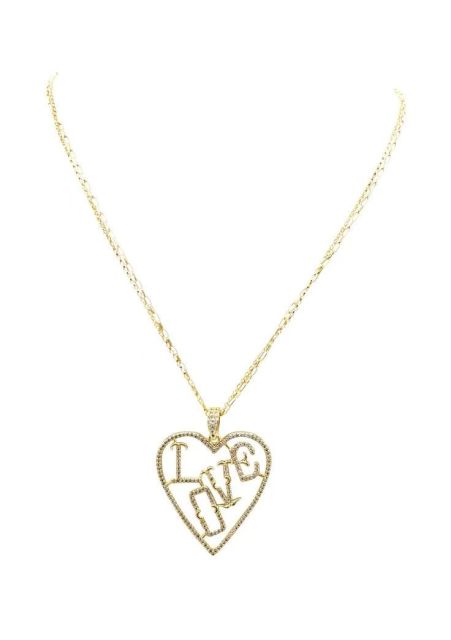 Necklace With Heart Pendant