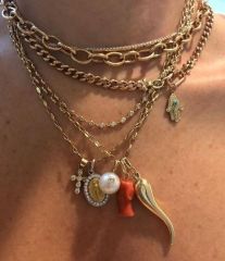 Mixed Gold Toned Necklace