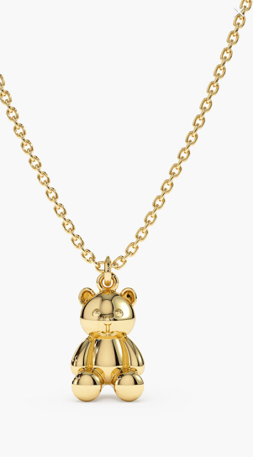 Necklace With Bear Pendant