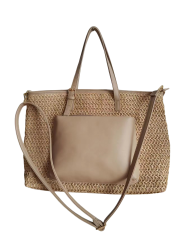 Large Straw Tote Bag