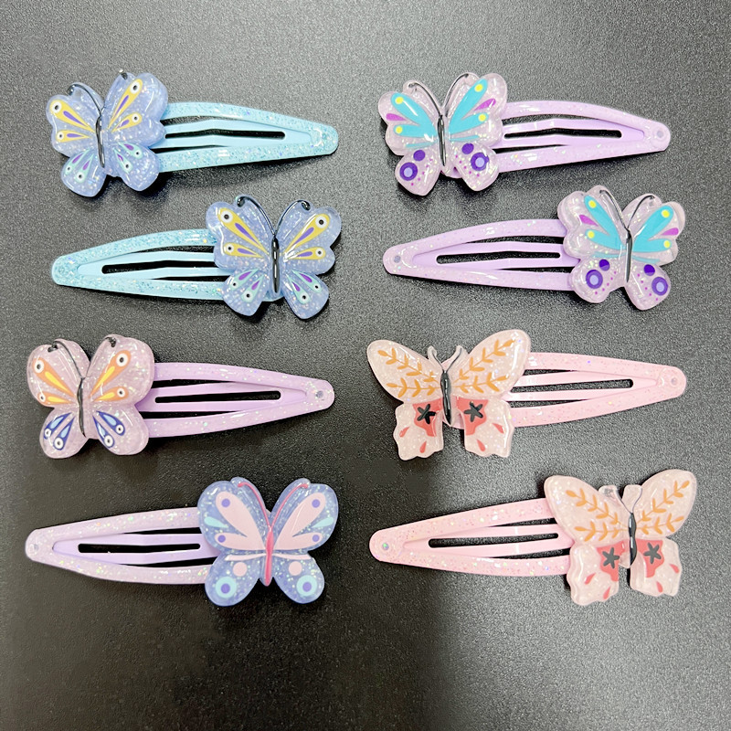8-Pack Butterfly Hair Clips