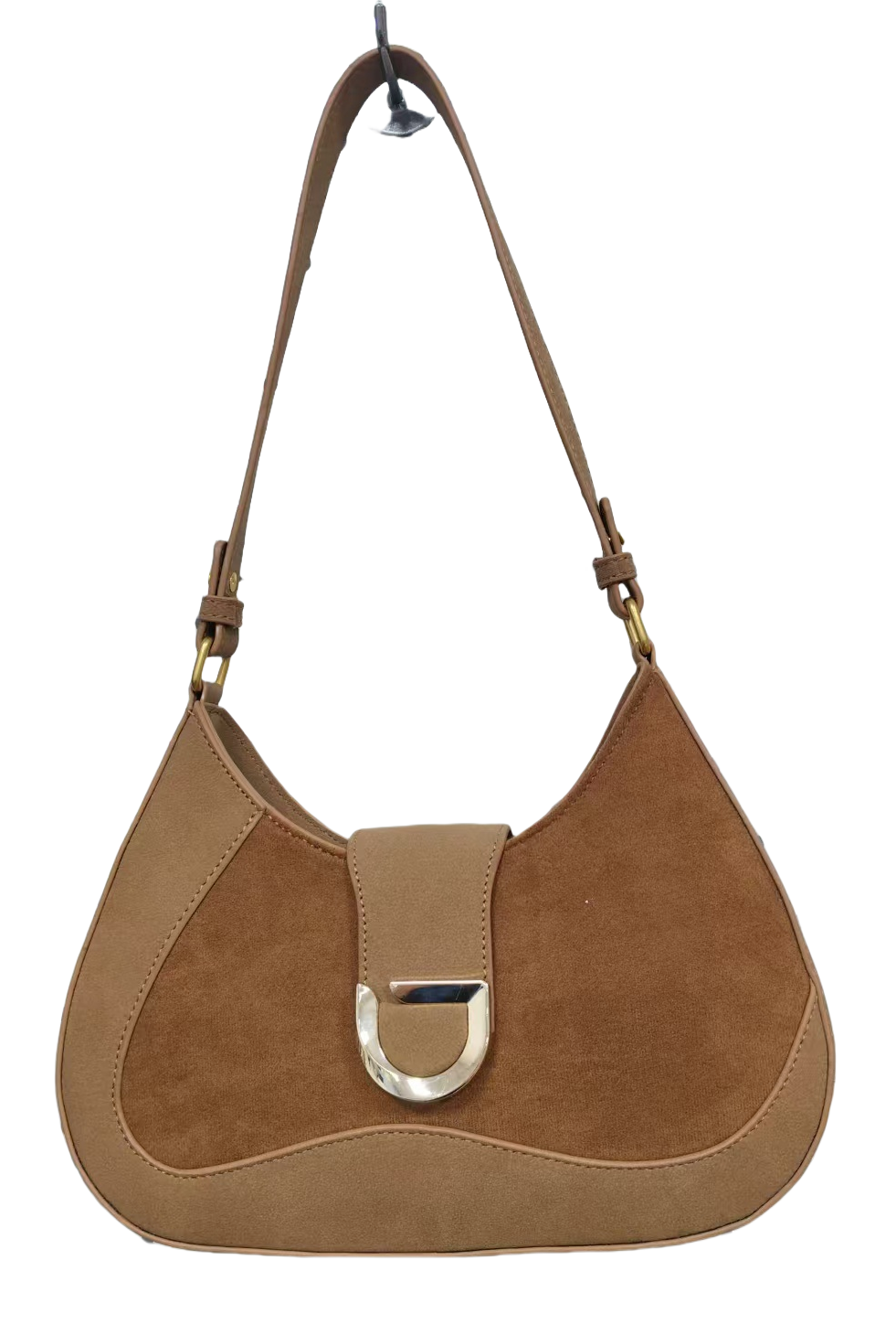 Color-blocked Tote Bag