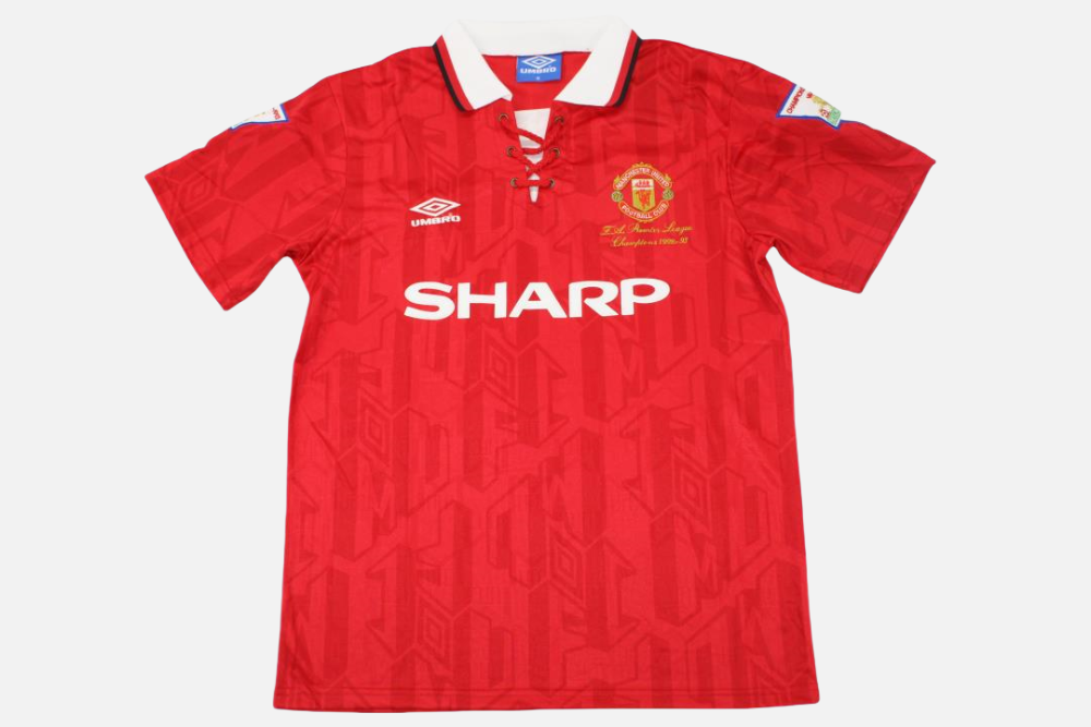 Manchester United 1992/94 Home WITH CHAMPION LETTER