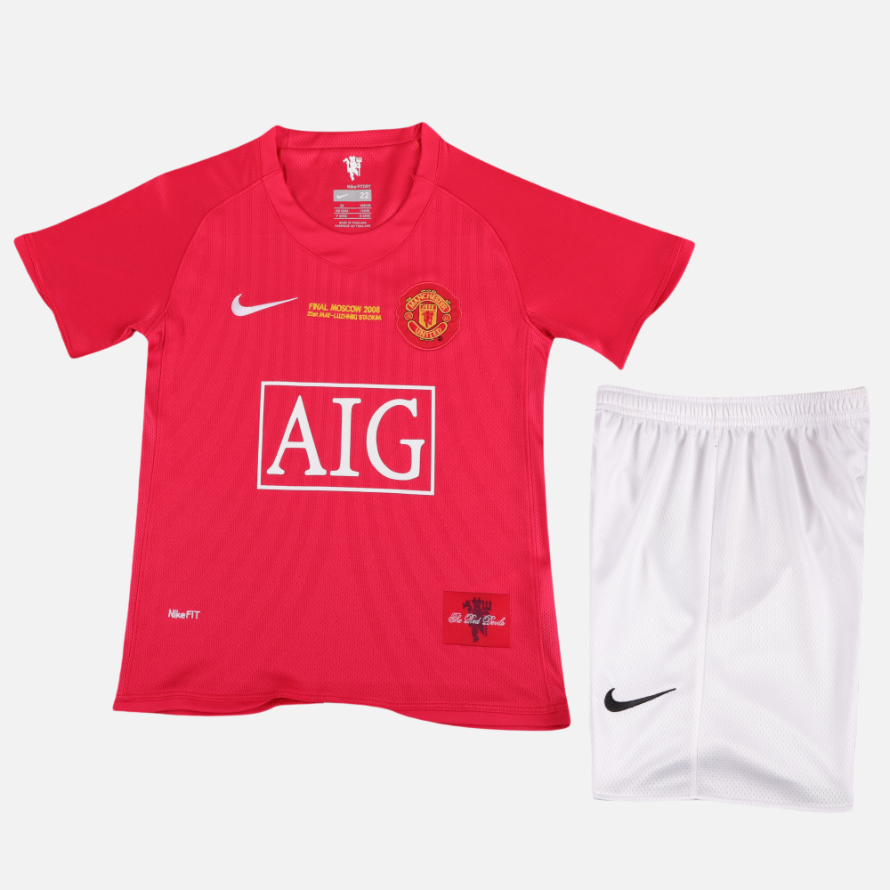 Manchester United 2007/08 Home（ UCL FINAL ）Kids