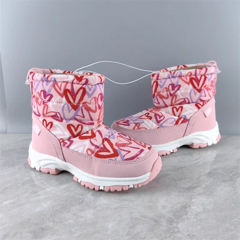 Girl RED Snow boots UK5#-13#