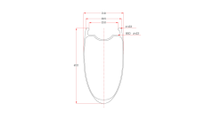 R23-60 Aero Road Rim 700c