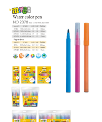 MITOO Color Pen,6/12/18/24 Colors Washable Watercolor Brush Tip Pen, SF-2078