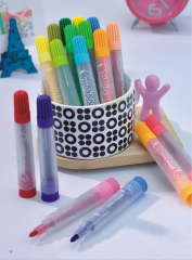 HUILEXING Color Pen,12 Colors Washable Mini Watercolor Pen,SF-817