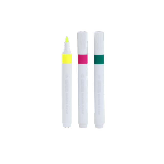 HUILEXING Color Pen, 12/24/36/48 Colors Washable Triangular Watercolor Felt Tip Pen, SF-167