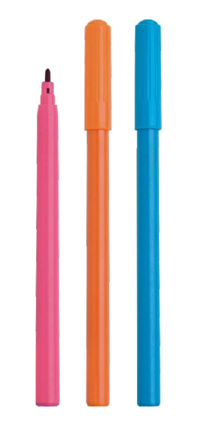 MITOO Color Pen,6/12/24 Colors Washable Watercolor Felt Tip Pen, SF-2187