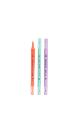 HUILEXING Highlighter, 6 Colors Pastel Color Dual Tip Highlighter, SF-638