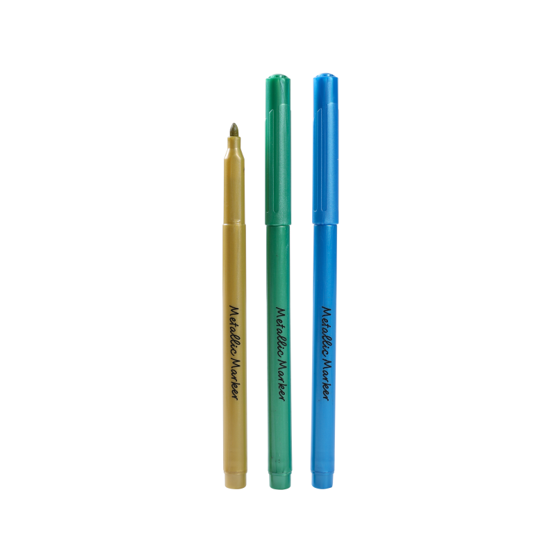 HUILEXING Marker Pen, 6 Colors Shining Metallic Marker,SF-2019 Metallic Color