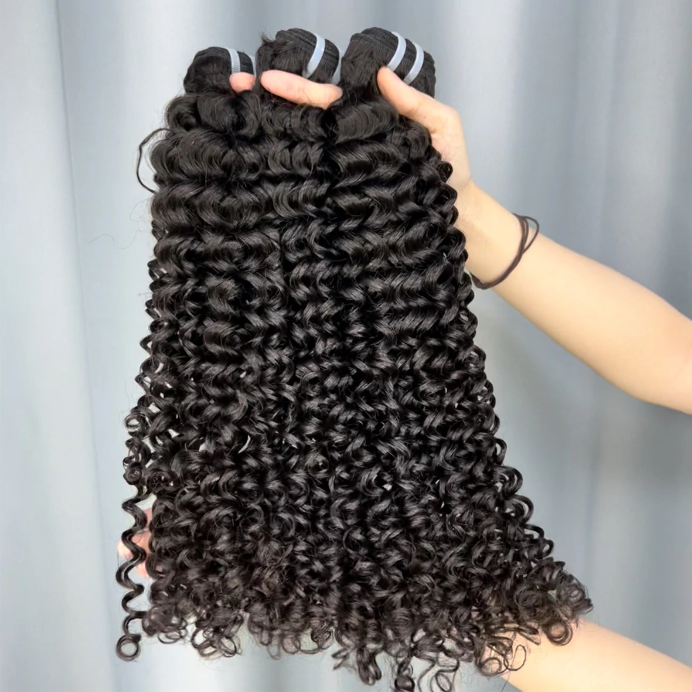 3 Pieces Raw Hair Bundles Deep Curly