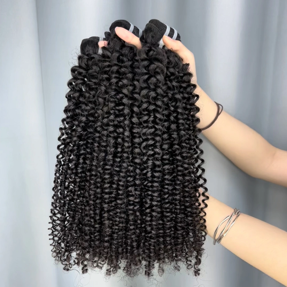 3 Pieces Raw Hair Bundles Kinky Curly