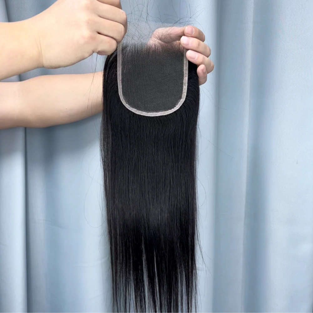 1 Piece Raw Hair 4x4 Lace Closure Straight